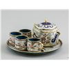 Image 1 : Chinese Bronze Cloisonne Teaware Miniature Set