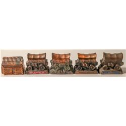 5 Copper Coin Banks (102757)