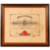 Image 1 : Paterson, NJ Fireman Certificate  (91537)