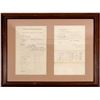 Image 1 : Two Framed Bodie, CA Political Documents  (101779)