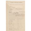 Image 2 : Two Framed Bodie, CA Political Documents  (101779)