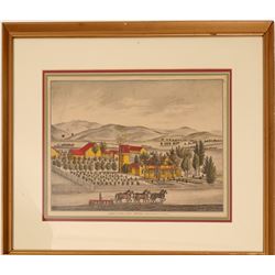 Livermore, CA Farm Print  (91538)