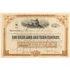 Image 1 : San Diego Land and Town Company Stock  (991963)