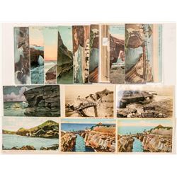 San Diego, CA Cliffs Postcards  (102375)