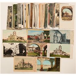 San Diego, CA Area Mission Postcards  (102654)