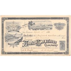 American Land & Trust Company Stock  (102319)