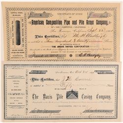 Two Piling Company Stocks  (102318)