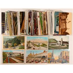Santa Cruz, CA Buildings Postcards  (102701)