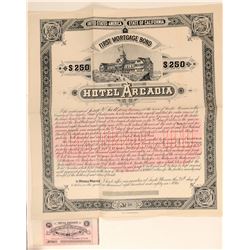 Hotel Arcadia $250 Bond  (100806)