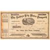 Image 1 : Vallejo City Water Company Stock Certificate--Number One  (101490)