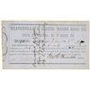 Image 1 : Weaverville & Shasta Wagon Road Co. Stock Certificate  (103447)