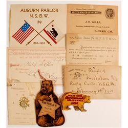 NSGW and California Pioneers Ephemera  (81552)
