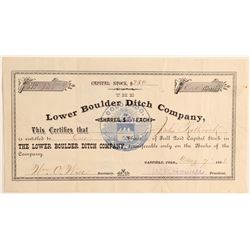 Lower Boulder Ditch Co.  (104767)