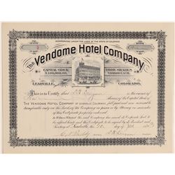 Vendome Hotel Company  (104909)