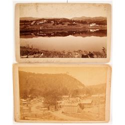 Cabinet Cards of Western Town Scenes  (77574)