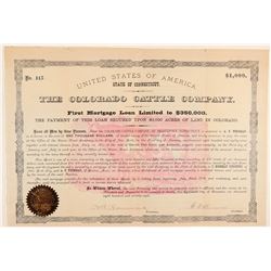 Colorado Cattle Company Bond  (91809)