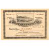 Image 1 : Oahu Market Company, Limited Stock Certificate  (101535)