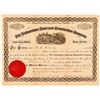 Image 1 : Yellowstone Land & Colonization Company Stock Certificate  (100834)