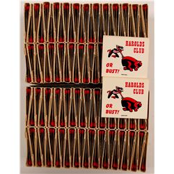 Match Book Boxes from Harold's Club  (102748)