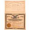 Image 1 : Two Oklahoma Stock Certificates  (100995)