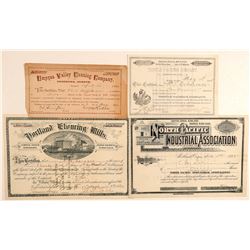 Four Industrial Oregon Stocks  (91950)