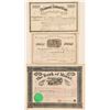 Image 1 : Three Dakota Territory Banking Stock Certificates  (100815)