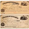 Image 1 : Bank of California 2nd & 3rd of Exchanges, Oriental Bank Corporation, 1870s  (59124)