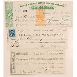 Gould & Curry Check and Receipt  (102255)