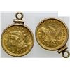Image 1 : $2 1/2 Gold Piece in Bezel  (103091)