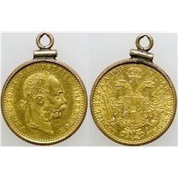 Gold Ducat in Bezel  (103154)