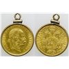 Image 1 : Gold Ducat in Bezel  (103154)