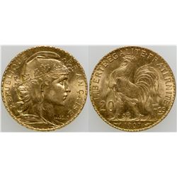 Rooster 20 Franc Gold Coin  (103106)