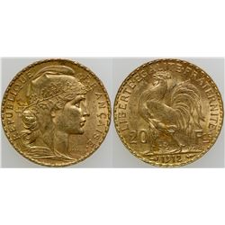 Rooster Twenty Franc Gold Piece  (103101)