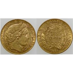 Ten Franc Gold Piece  (103100)