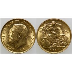Gold Half Sovereign  (103166)