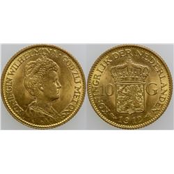 10 Gulden Netherlands Gold Coin  (101708)