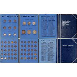Two Blue Whitman Folders with Coins  (101232)
