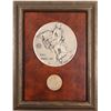 Image 3 : Extremely Rare MACo 10-pc Framed Remington 6-inch Medallions  (103123)