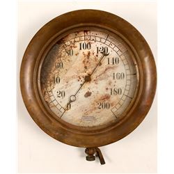 Steam Gauge from an Old Utah Mine  (103130)