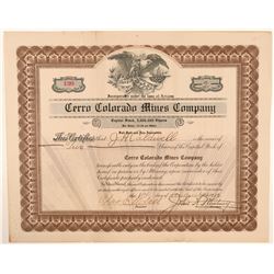 Cerro Colorado Mines Company Stock  (91688)