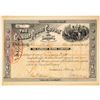 Image 1 : The Gunsight Mining Company Stock Certificate, Pima Co., AZ, 1883  (58571)