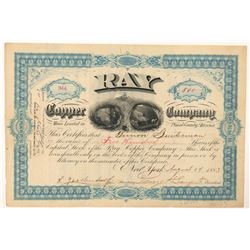 Rare Ray Copper Company Stock  (91715)