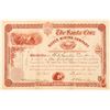 Image 1 : Santa Cruz Silver Mining Company Stock Certificate  (100903)