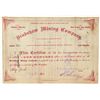 Image 1 : Bradshaw Mining Company Stock Certificate  (100888)