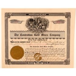 Contention Gold Mines Company Stock  (91714)