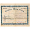 Image 1 : Washington Mining Company Stock  (91700)
