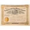 Image 1 : Whiteford Gold Mining Company Stock Certificate  (100909)