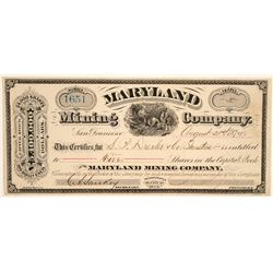 Maryland Mining Company Stock  (91959)