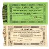 Image 1 : Two French Issued Fremont Grant Mining Stock Certificates  (100885)