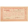Image 1 : Burns Ranche Union Mining Co. Stock--One of the Earliest Known California Mining Stocks  (100873)